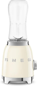 blender Emulsionneur SMEG MFF11CREU | 600 ml, 300 W – Crème | Mini- PBF00CREU, 2 Niveaux de Vitesse – Blocage Moteur de Sécurité