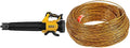 DeWalt Souffleurs de feuilles, 18 V – 5 Ah | 2,5 mm, 68,6 m – Noir/Jaune/Marron
