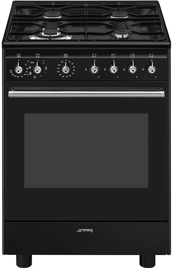 Cuisinières Smeg – Noir | Concert CX61GMBL cucina Elettrico Gas Nero A