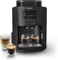machine à café KRUPS – cafetière | Noir, Essential – Machine espresso entièrement automatique | Réglage de la longueur du café